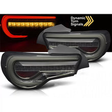 Carica l'immagine nel visualizzatore di Gallery, Set fanali posteriori LED per Toyota GT86 2012-2021, fumé base, sinistro e destro