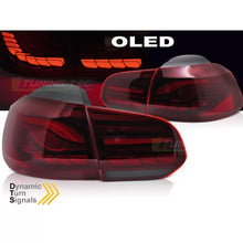 Carica l'immagine nel visualizzatore di Gallery, Set fanali posteriori LED per Volkswagen Golf VI 2008-2013, con rosso base, sinistro e destro