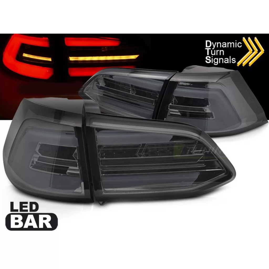 Set fanali posteriori LED per Volkswagen Golf VII station wagon 2013-2017, con fumé base, sinistro e destro