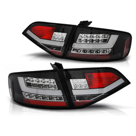 LED Fanali posteriori neri compatibile AUDI A4 B8 08-11 berlina