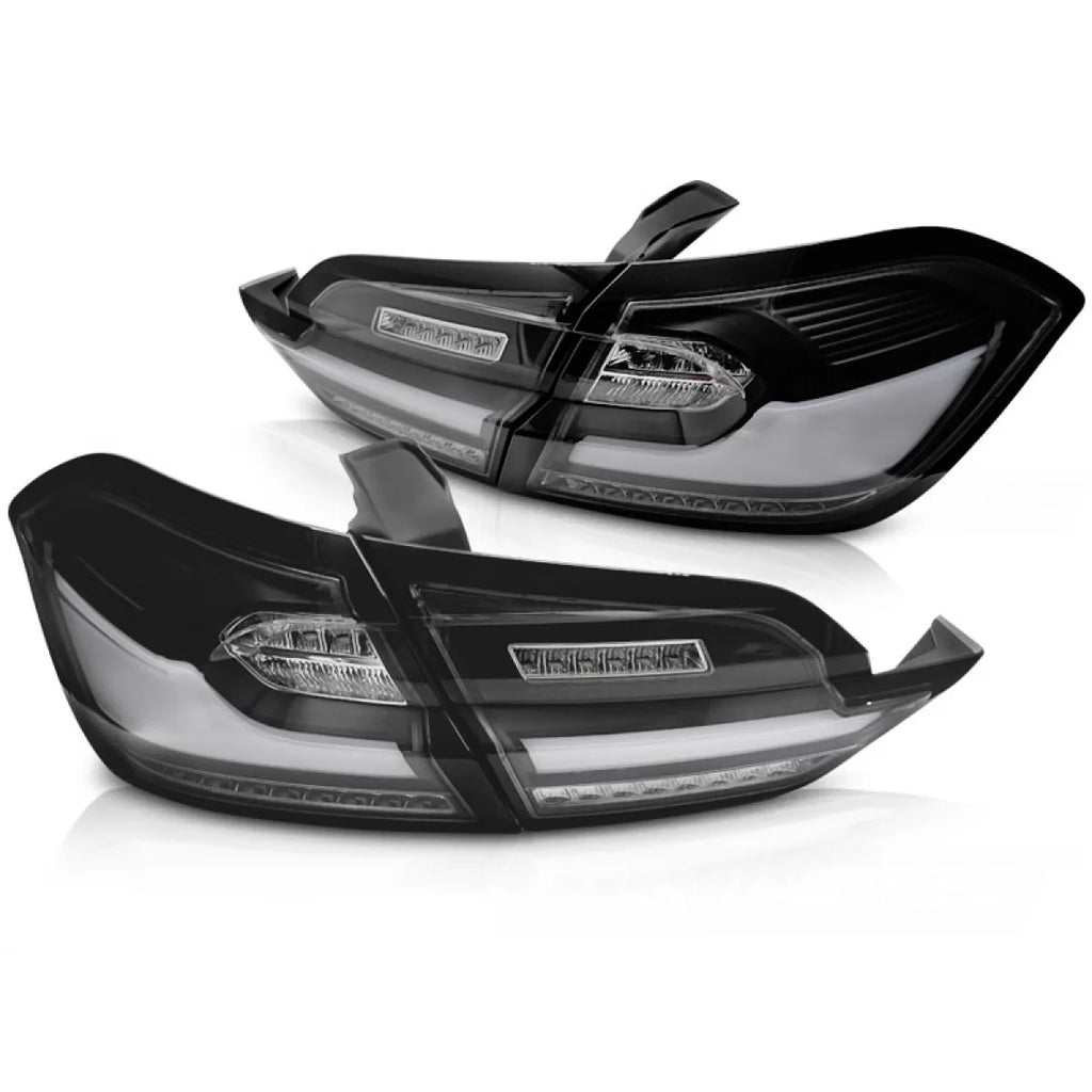 LED Fanali posteriori neri compatibile FORD FIESTA MK8 17-21 hatchback