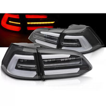Carica l'immagine nel visualizzatore di Gallery, LED Fanali posteriori neri SEQ compatibile VW GOLF 7 17-19 SW