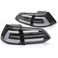 Carica l'immagine nel visualizzatore di Gallery, LED Fanali posteriori neri SEQ compatibile VW GOLF 7 17-19 SW