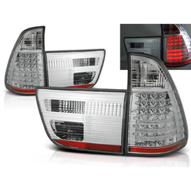 LED Fanali posteriori cromati compatibile BMW X5 E53 09.99-10.03