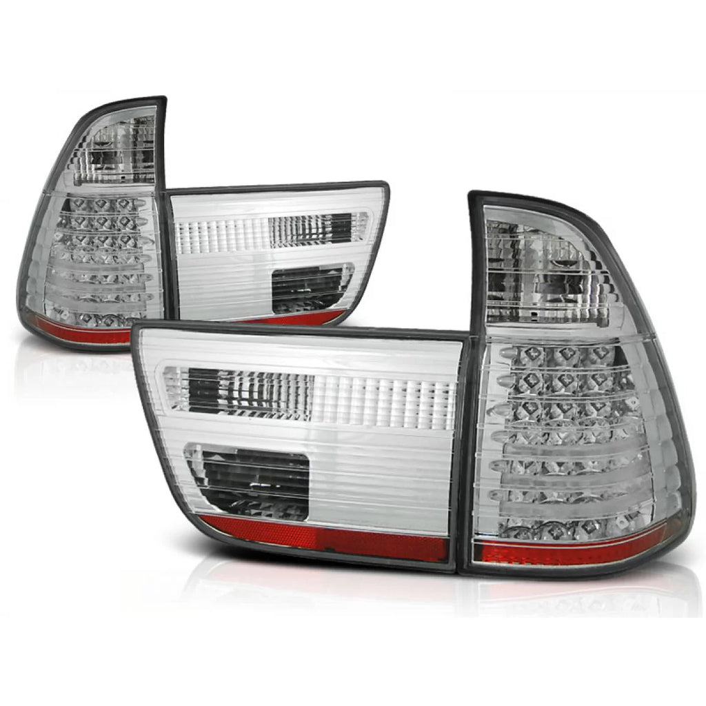 LED Fanali posteriori cromati compatibile BMW X5 E53 09.99-10.03