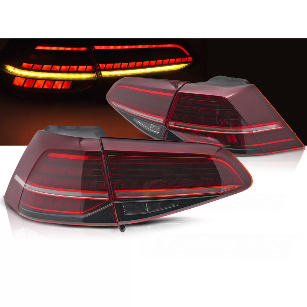 LED Fanali posteriori rossi LED SEQ compatibile VW GOLF 7 13-19