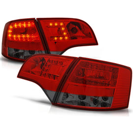 LED Fanali posteriori rossi fumé compatibile AUDI A4 B7 11.04-03.08 AVANT