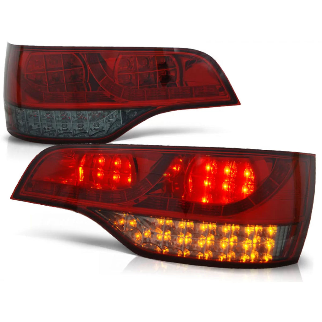 LED Fanali posteriori rossi fumé compatibile AUDI Q7 06-09