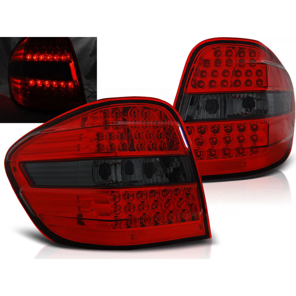 LED Fanali posteriori rossi fumé compatibile MERCEDES M-Classe W164 05-08