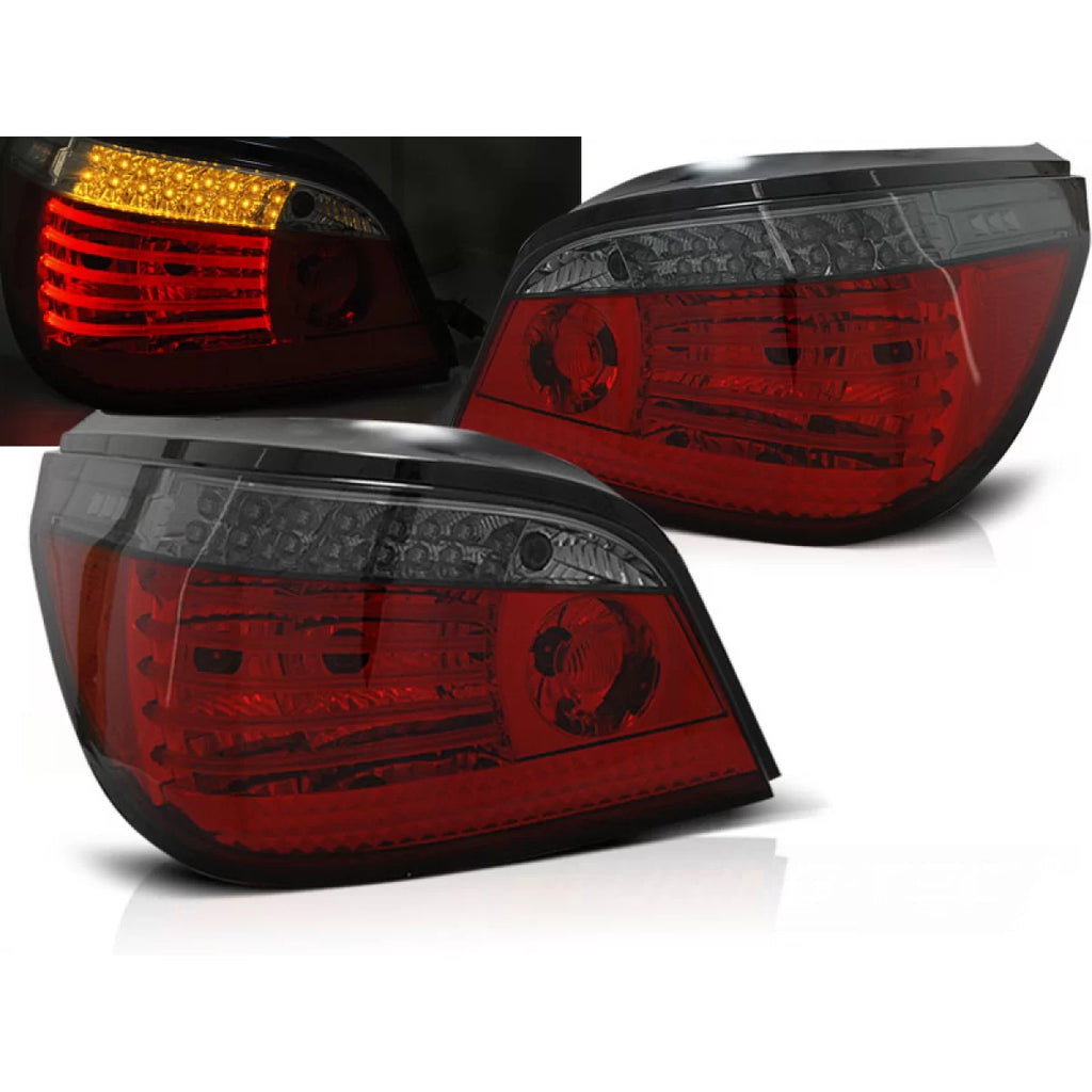 LED Fanali posteriori rossi fumé SEQ compatibile BMW E60 07.03-07