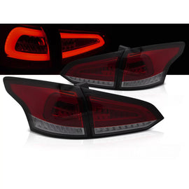 LED Fanali posteriori rossi fumé SEQ compatibile FORD FOCUS MK 3 SW 11-18