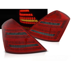 LED Fanali posteriori rossi fumé SEQ compatibile MERCEDES W221 S-Classe 05-09