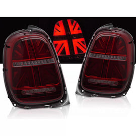 LED Fanali posteriori rossi fumé SEQ compatibile MINI COOPER F55 F56 F57 14-17 6-perno
