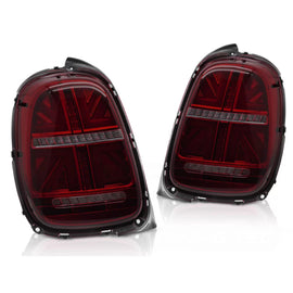 LED Fanali posteriori rossi fumé SEQ compatibile MINI COOPER F55 F56 F57 14-17 6-perno