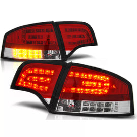 LED Fanali posteriori rossi bianco compatibile AUDI A4 B7 11.04-03.08 berlina