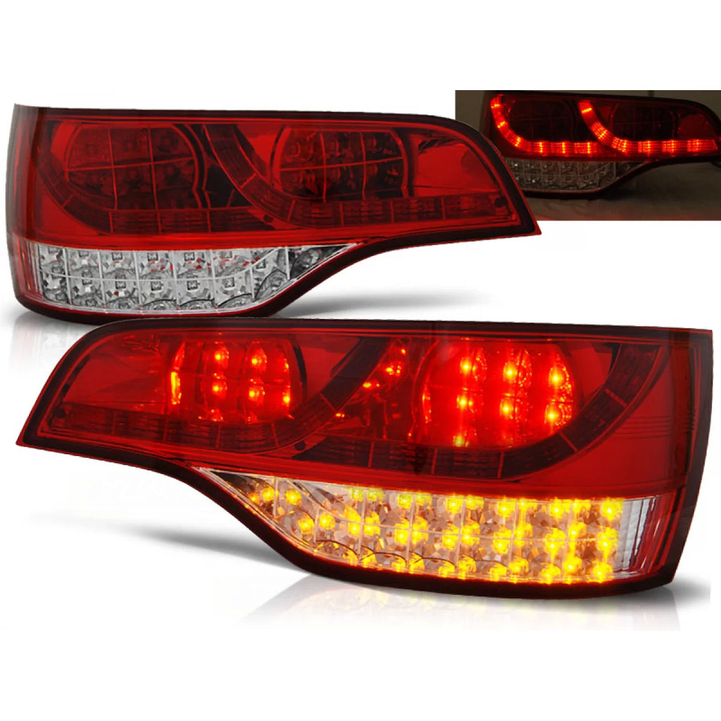 LED Fanali posteriori rossi bianco compatibile AUDI Q7 06-09