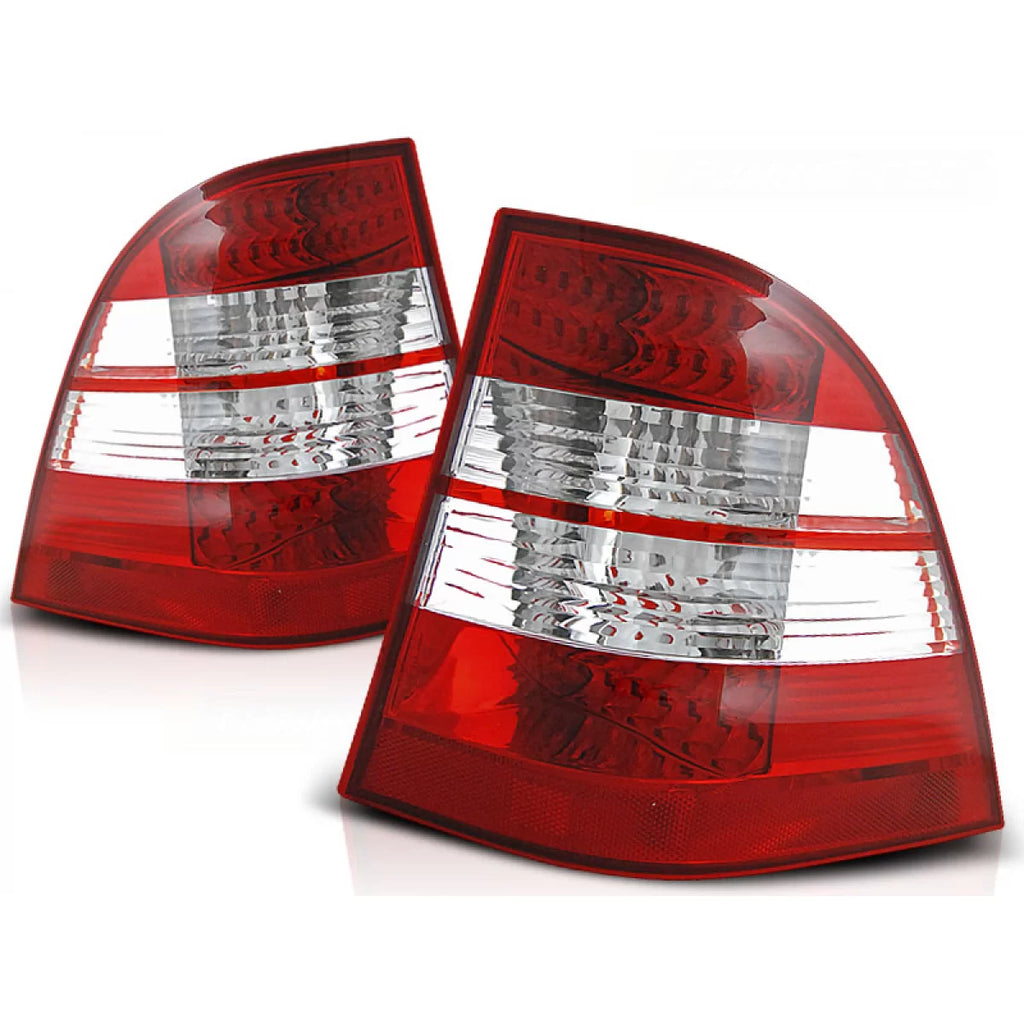 LED Fanali posteriori rossi bianco compatibile MERCEDES W163 ML M-Classe 03.98-05