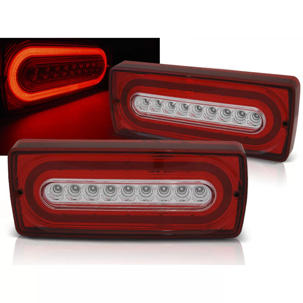 LED Fanali posteriori rossi bianco compatibile MERCEDES W463 G-Classe 90-12