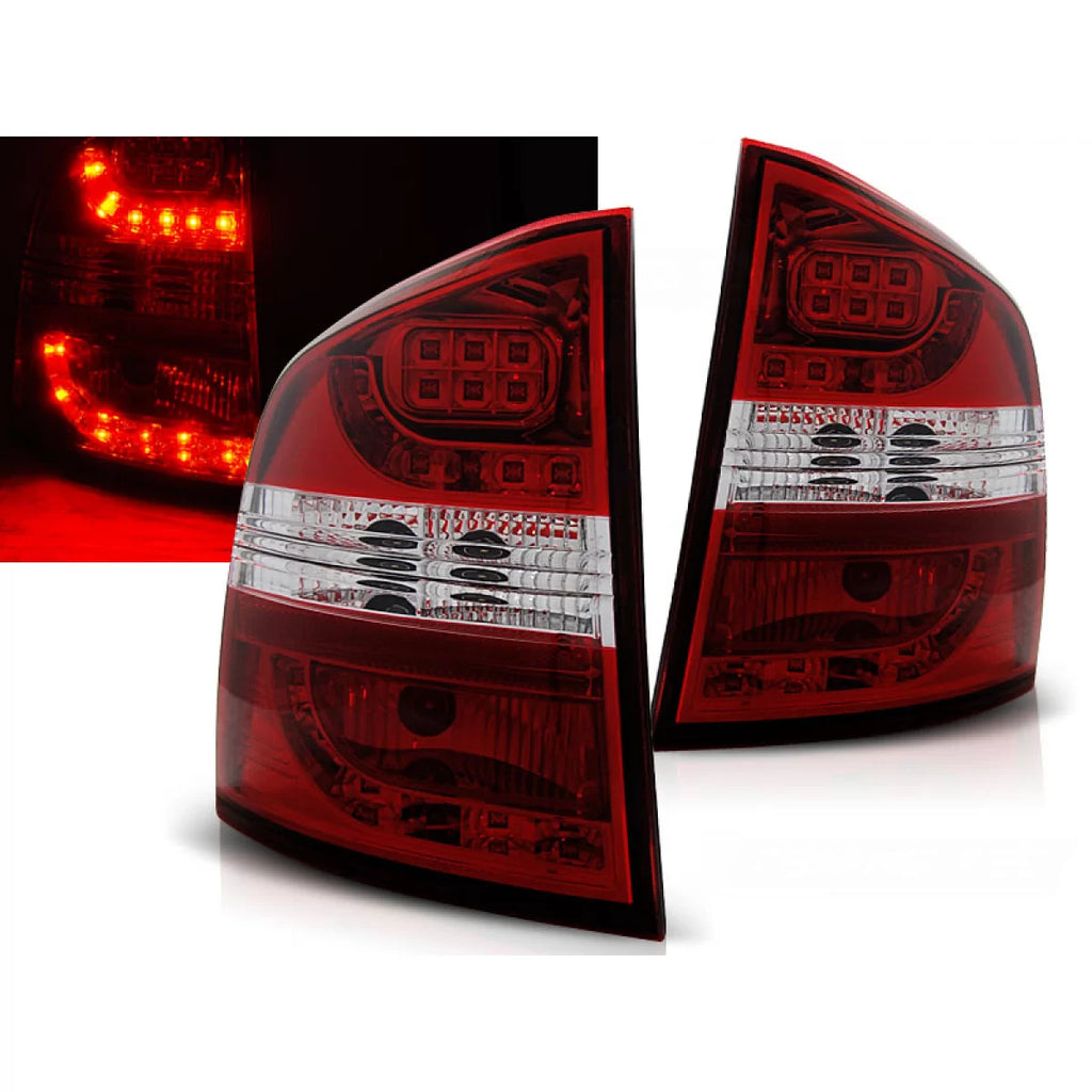 LED Fanali posteriori rossi bianco compatibile SKODA Octavia II KOMBI 04-12