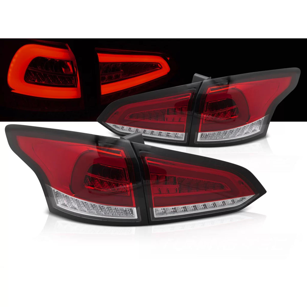 LED Fanali posteriori rossi bianco SEQ compatibile FORD FOCUS MK 3 SW 11-18