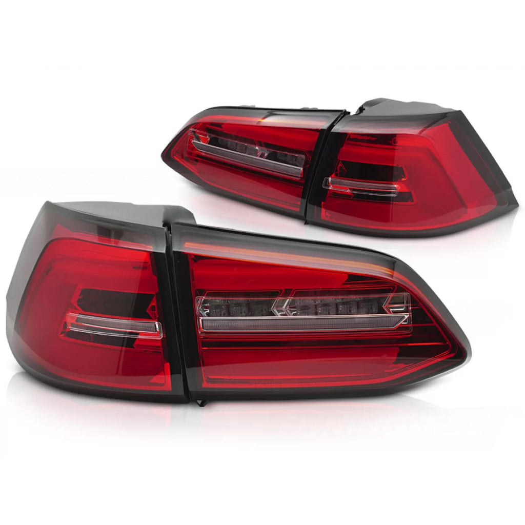 LED Fanali posteriori rossi bianco SEQ compatibile VW GOLF 7 17-19 SW