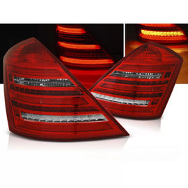 LED Fanali posteriori rossi bianco SEQ W222 stile compatibile MERCEDES W221 S-Classe 05-09