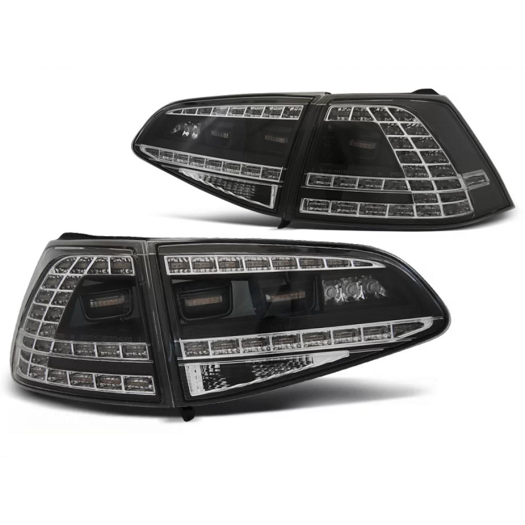 LED Fanali posteriori Sport nero SEQ compatibile VW GOLF 7 13-17