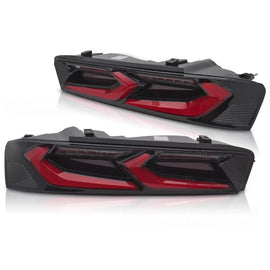 Fanali posteriori LED rosso nero compatibile CHEVROLET CAMARO 16-18
