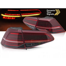 LED fanale posteriore set per VOLKSWAGEN GOLF VII 2013-2019 hatchback, con rosso BASE, sinistro e destro