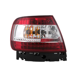 Fanali posteriori LED per Audi A4 B5 8D (1994-2000) berlina rosso trasparente
