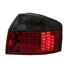 Carica l'immagine nel visualizzatore di Gallery, Fanali posteriori LED per Audi A4 B6 8E berlina (10.2000-10.2004) rosso fumé