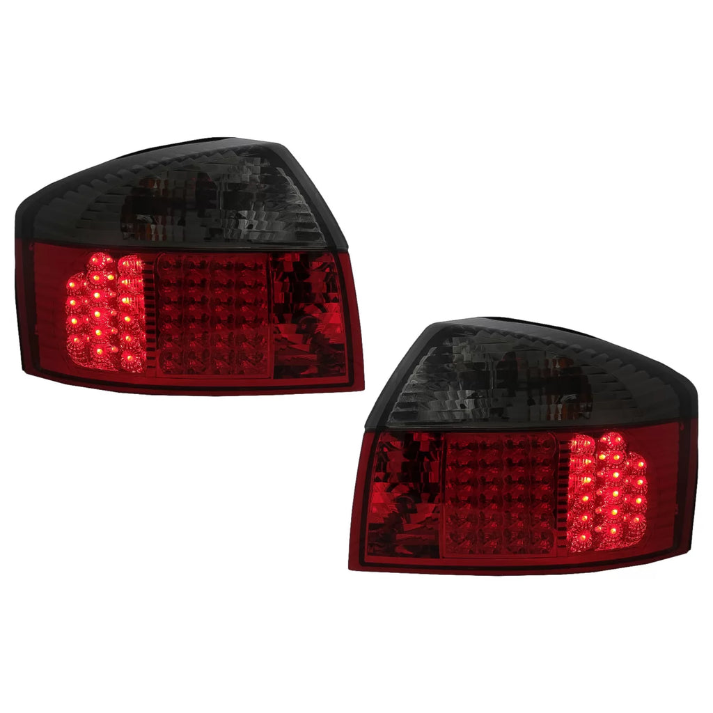 Fanali posteriori LED per Audi A4 B6 8E berlina (10.2000-10.2004) rosso fumé