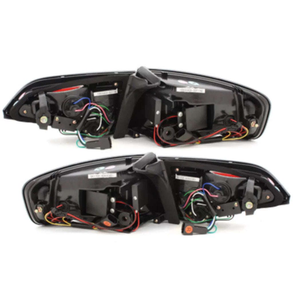 Fanali posteriori LED per Audi A4 B8 8K berlina (2007-2010) rosso trasparente