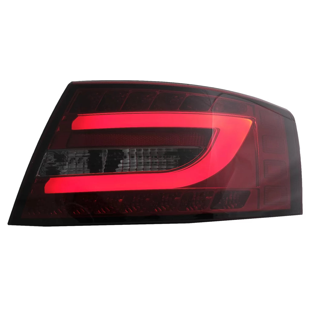 Fanali posteriori LED per Audi A6 C6 4F berlina (04.2004-2008) rosso fumé 7PIN