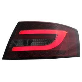 Fanali posteriori LED per Audi A6 C6 4F berlina (04.2004-2008) rosso fumé 7PIN