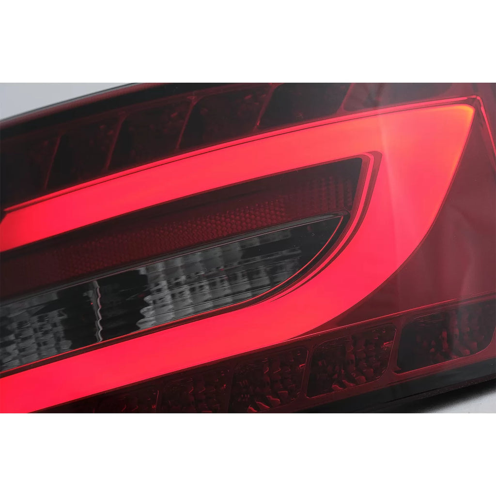 Fanali posteriori LED per Audi A6 C6 4F berlina (04.2004-2008) rosso fumé 7PIN
