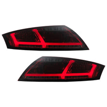 Carica l'immagine nel visualizzatore di Gallery, Fanali posteriori LED per Audi TT 8J (04.2006-02.2014) rosso fumé dinamico Indicatori di direzione