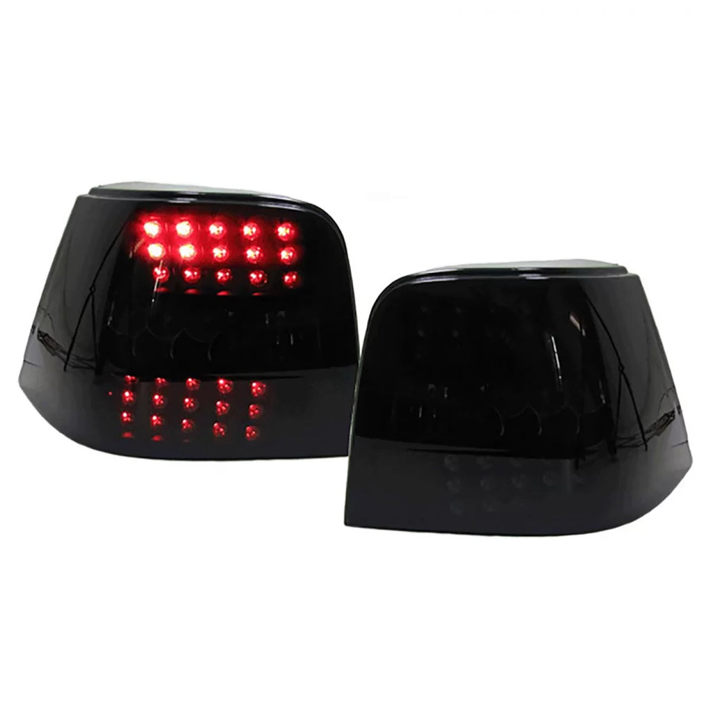 Fanali posteriori LED nero fumé per VW Golf 4 berlina 1997-2003