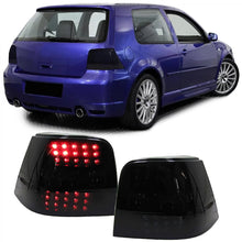 Fanali posteriori LED nero fumé per VW Golf 4 berlina 1997-2003