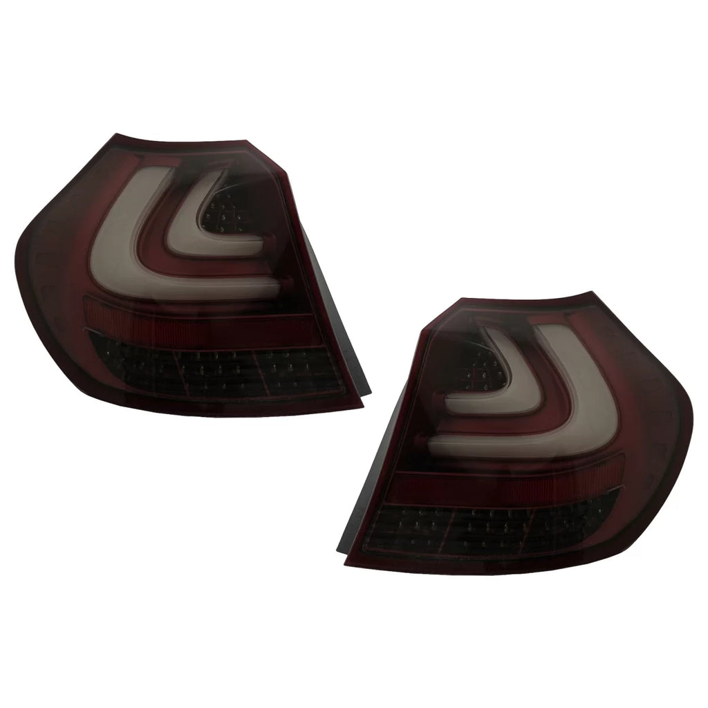 Fanali posteriori LED per BMW Serie 1 E81 E87 (2004-08.2007) rosso LEDBar