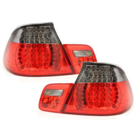 Fanali posteriori LED per BMW Serie 3 E46 2D Cabrio (2000-2005) rosso fumé