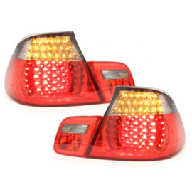 Fanali posteriori LED per BMW Serie 3 E46 2D Cabrio (2000-2005) rosso fumé