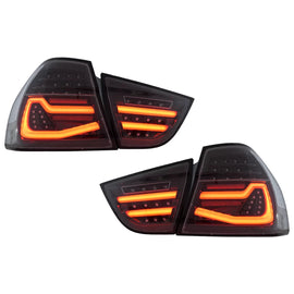 Fanali posteriori LED per BMW Serie 3 E90 LCI (2009-2011) fumé dinamico Indicatori di direzione
