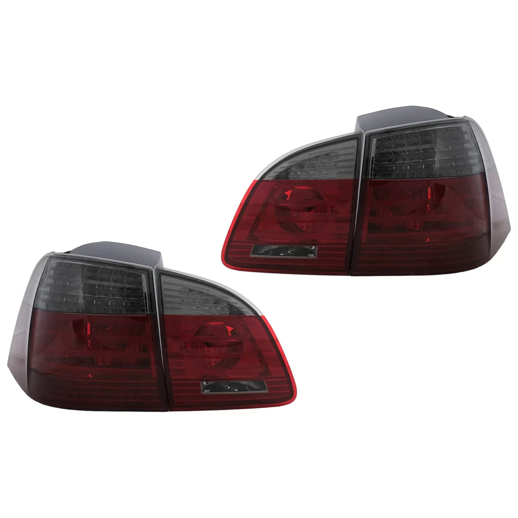 Fanali posteriori LED per BMW Serie 5 E61 Touring (2004-03.2007) rosso fumé