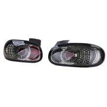 Carica l'immagine nel visualizzatore di Gallery, Fanali posteriori LED trasparente vetro cromato fumé per Mazda MX-5 NB NBFL 1998-2005