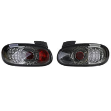 Carica l'immagine nel visualizzatore di Gallery, Fanali posteriori LED trasparente vetro cromato fumé per Mazda MX-5 NB NBFL 1998-2005