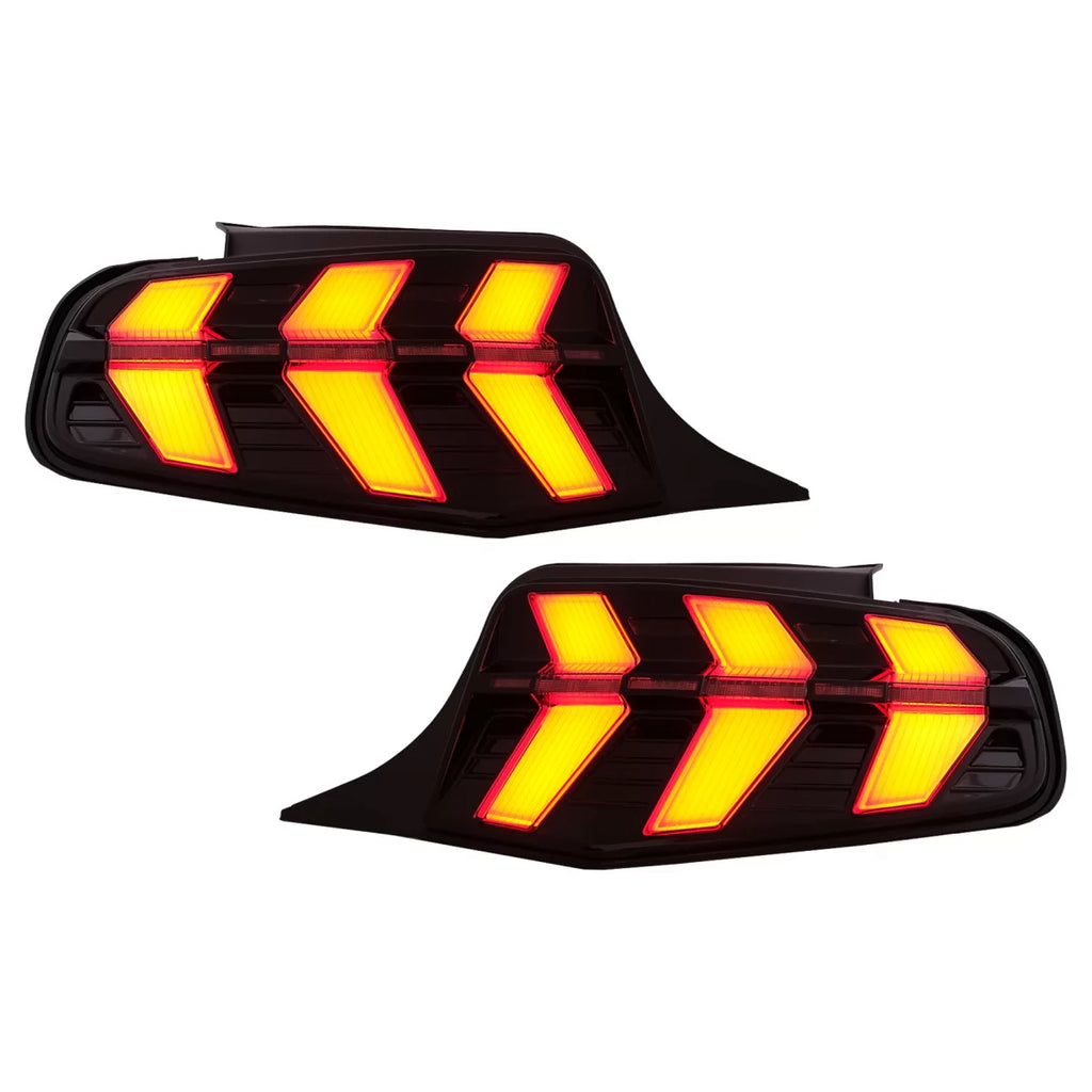 Fanali posteriori LED per Ford Mustang V pre-restyling (2010-2012) fumé 7 Modes con dinamico sequenziale Indicatori