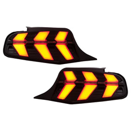 Fanali posteriori LED per Ford Mustang V pre-restyling (2010-2012) fumé 7 Modes con dinamico sequenziale Indicatori