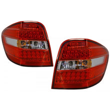 Carica l'immagine nel visualizzatore di Gallery, Fanali posteriori LED per Mercedes Classe M W164 (2005-2008) rosso trasparente