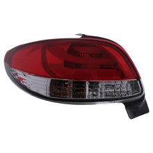 Fanali posteriori LED per Peugeot 206 hatchback 3 / 5 porte (10.1998-2004) rosso bianco